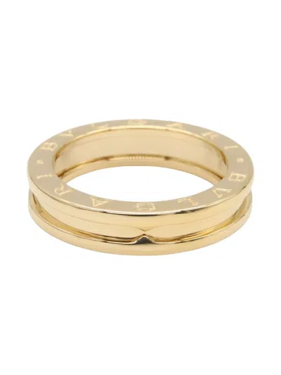 Pre-owned Bvlgari 2010s 18kt Yellow Gold B-zero Ring