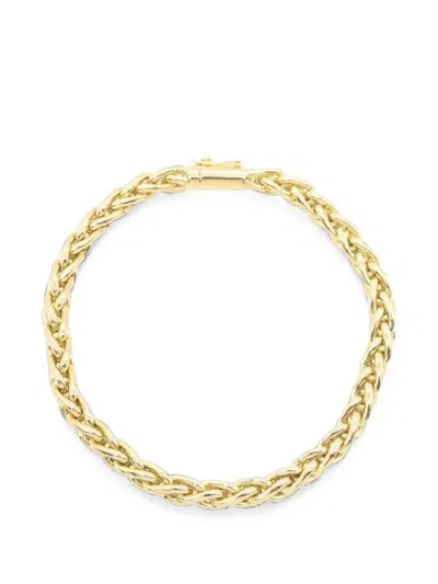 Pre-owned Bvlgari 2010s Braided Chain Bracelet In Gold