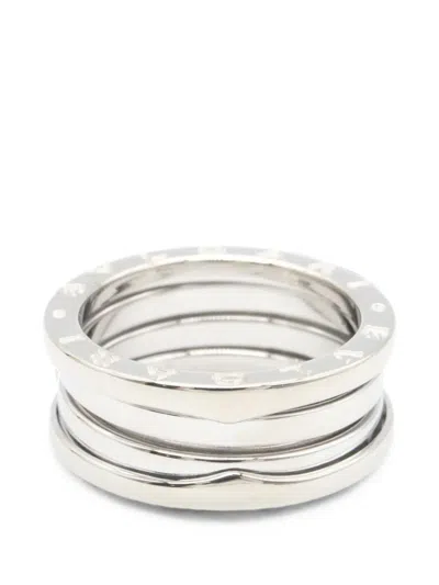 Pre-owned Bvlgari 2010s B-zero 1 Ring In Silver