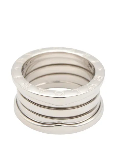 Pre-owned Bvlgari 2010s B-zero1 4-band Ring In Silver