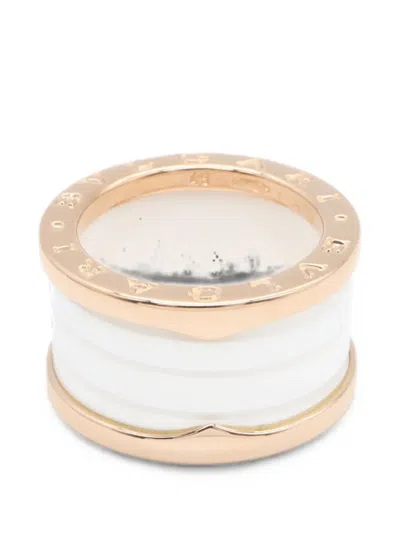 Pre-owned Bvlgari 2010s B-zero1 B Ring In Pink