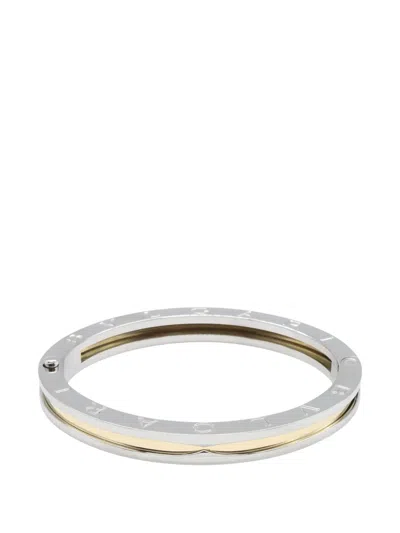 Pre-owned Bvlgari 2010s B.zero1 Bangle Bracelet In Silver