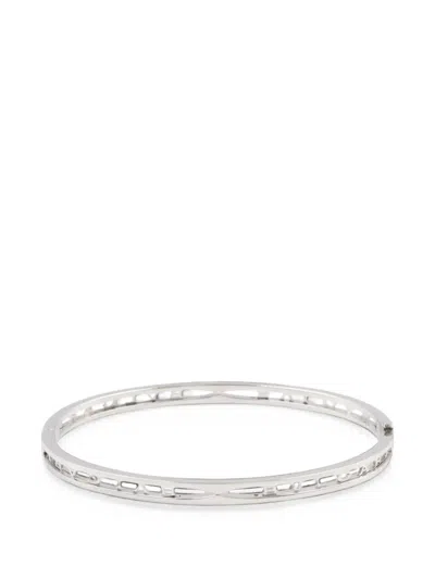 Pre-owned Bvlgari 2010s B-zero1 Bangle Bracelet In Silver