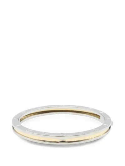 Pre-owned Bvlgari 2010s B-zero1 Bracelet In Silver
