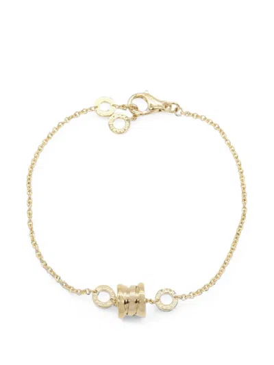 Pre-owned Bvlgari 2010s B-zero1 Element Bracelet In Gold