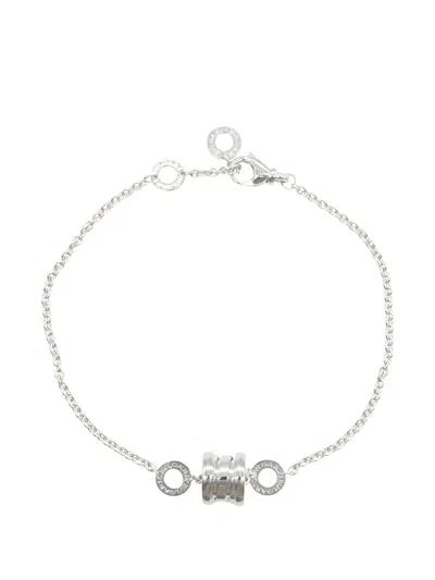 Pre-owned Bvlgari 2010s B-zero1 Element Bracelet In Silver