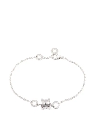 Pre-owned Bvlgari 2010s B-zero1 Element Bracelet In Silver