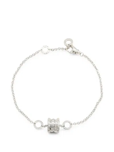 Pre-owned Bvlgari 2010s B-zero1 Element Bracelet In Silver