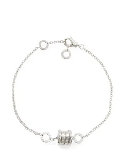 Pre-owned Bvlgari 2010s B-zero1 Element Bracelet In Silver