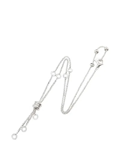 Pre-owned Bvlgari 2010s B-zero1 Element Necklace In 银色