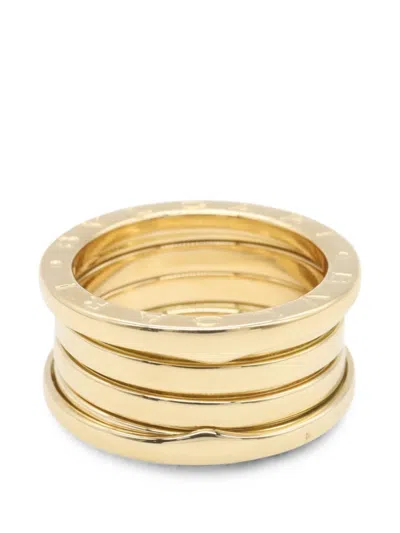 Pre-owned Bvlgari 2010s B-zero1 Four-band Ring In Gold
