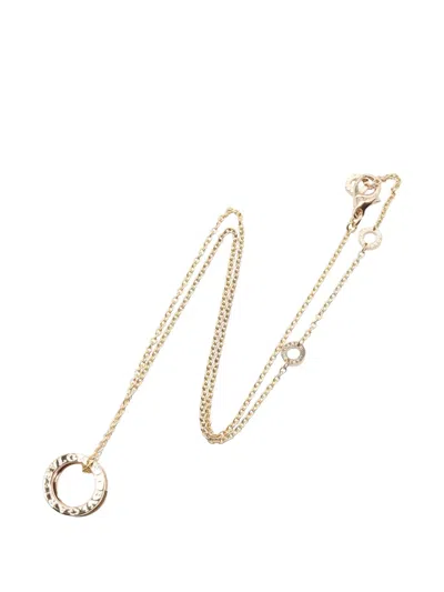 Pre-owned Bvlgari 2010s B.zero1 Legend Necklace In Pink