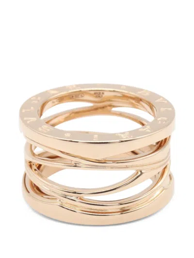 Pre-owned Bvlgari 2010s B-zero1 Legend Ring In Pink
