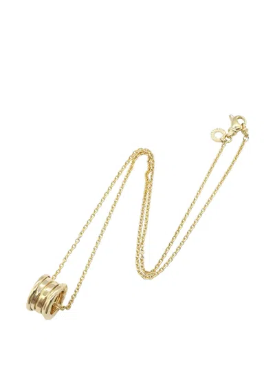 Pre-owned Bvlgari 2010s B.zero1 Necklace In Gold