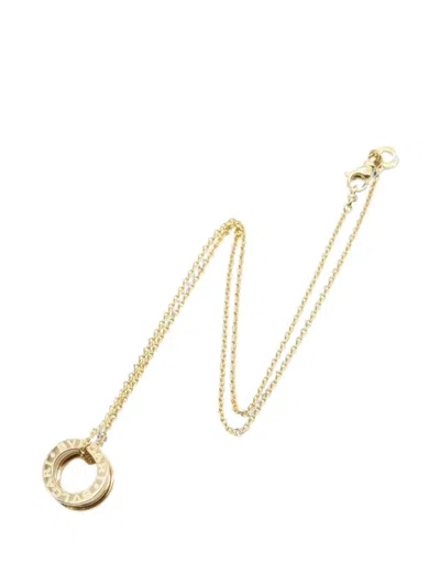 Pre-owned Bvlgari 2010s B-zero1 Necklace In Gold