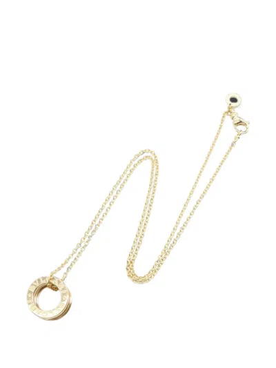 Pre-owned Bvlgari 2010s B-zero1 Necklace In Gold