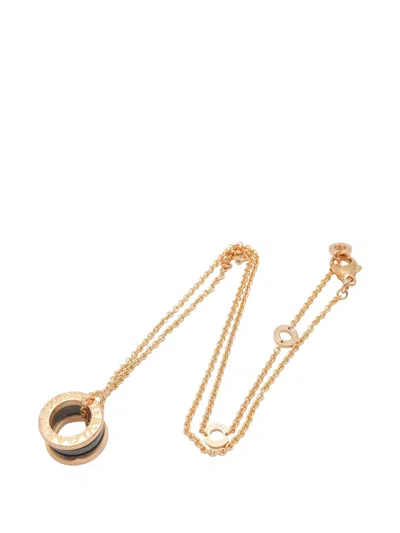 Pre-owned Bvlgari 2010s B-zero1 Necklace In Pink