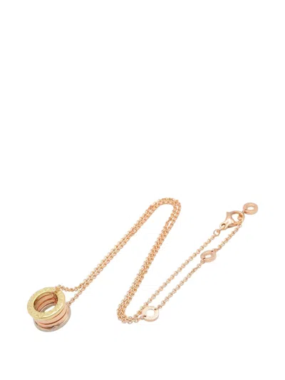 Pre-owned Bvlgari 2010s B-zero1 Necklace In Pink