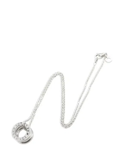 Pre-owned Bvlgari 2010s B.zero1 Necklace In Silver