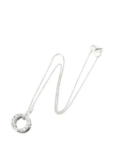 Pre-owned Bvlgari 2010s B-zero1 Necklace In Silver