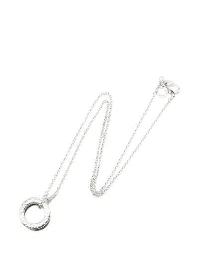 Pre-owned Bvlgari 2010s B.zero1 Necklace In Silver