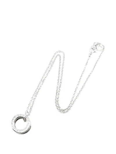 Pre-owned Bvlgari 2010s B-zero1 Necklace In Silver