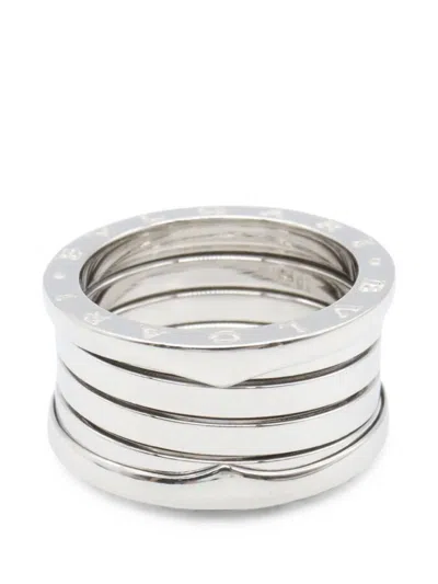 Pre-owned Bvlgari 2010s B-zero1 Ring In Silver