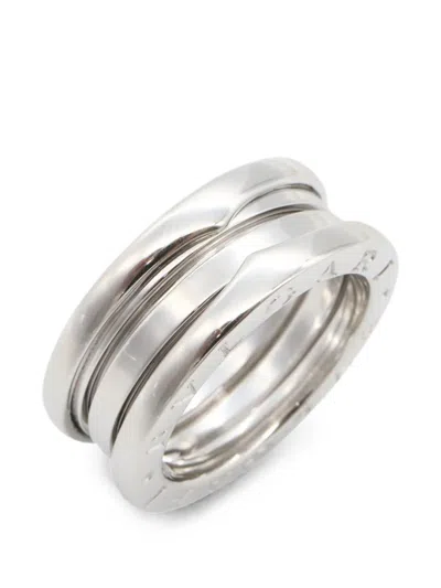 Pre-owned Bvlgari 2010s B-zero1 Ring In Silver