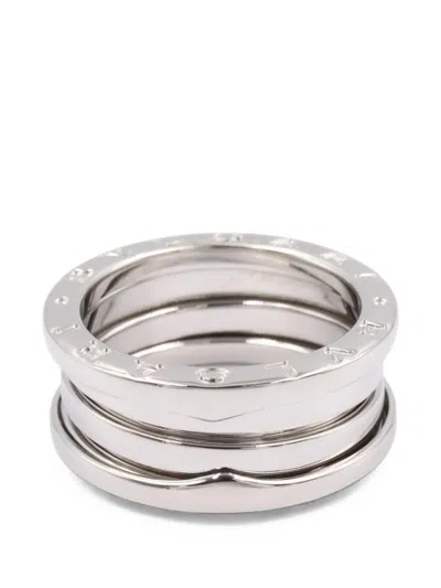 Pre-owned Bvlgari 2010s B-zero1 Ring In Silver