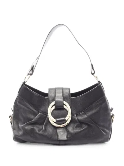 Pre-owned Bvlgari 2010s Chandra Shoulder Bag In Black