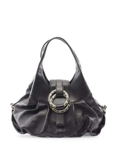 Pre-owned Bvlgari 2010s Chandra Tote Bag In Black