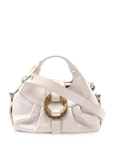 Pre-owned Bvlgari 2010s Chandra Tote Bag In Neutral