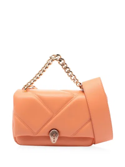 Pre-owned Bvlgari 2010s Mini Serpenti Cabochon Handbag In Orange