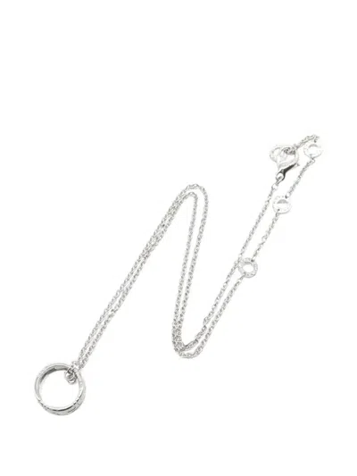 Pre-owned Bvlgari 2010s Parentesi Necklace In Silver