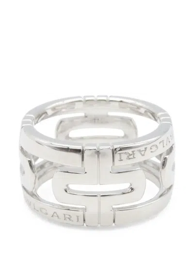 Pre-owned Bvlgari 2010s Parentesi Ring In Silver
