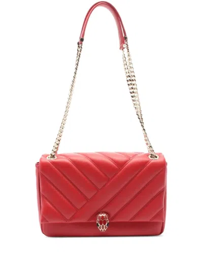 Pre-owned Bvlgari 2010s Serpenti Cabochon Shoulder Bag