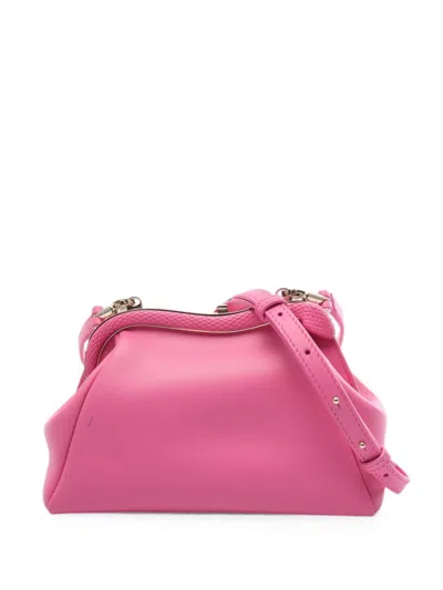 Pre-owned Bvlgari 2010s Serpentine Pouch Shoulder Bag In Pink