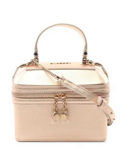 Pre-owned Bvlgari 2010s Vanity Handbag In Pink