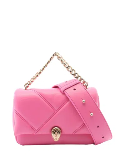 Pre-owned Bvlgari 2015-2026 Mini Serpenti Cabochon Mini Crossbody Bag In Pink