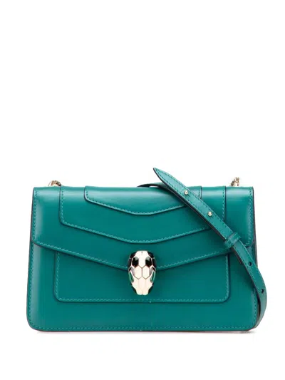 Pre-owned Bvlgari 2021-2025 Leather Serpenti Forever Crossbody Bag