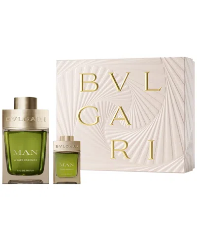 Bvlgari 2-pc. Man Wood Essence Eau De Parfum Gift Set In Transparent