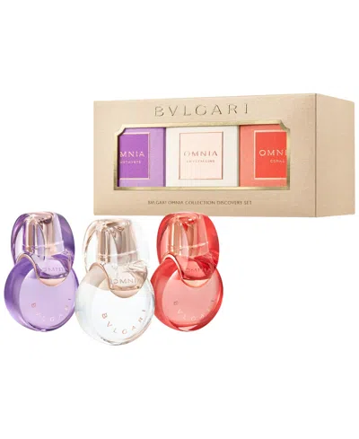 Bvlgari 3-pc. Omnia Mini Gift Set In Transparent
