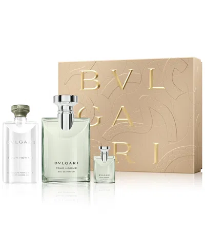 Bvlgari 3-pc. Pour Homme Eau De Parfum Gift Set In Transparent