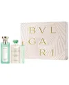 Bvlgari Eau Parfumee The Vert Eau De Toilette Gift Set In Transparent