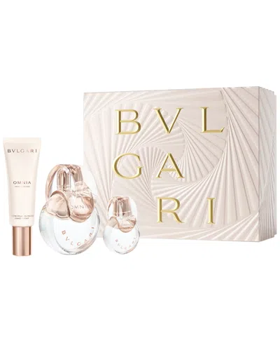Bvlgari 3-pc. Omnia Crystalline Eau De Toilette Gift Set In Transparent