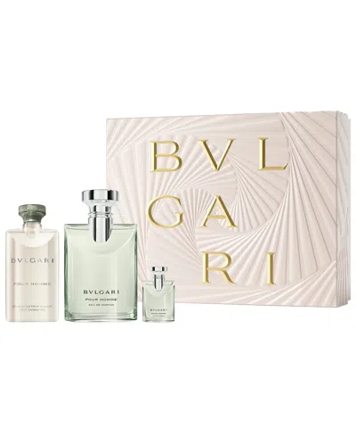 Bvlgari 3-pc. Pour Homme Eau De Parfum Gift Set In Transparent