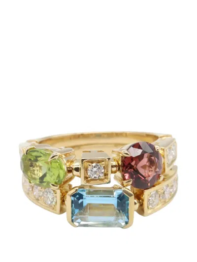 Pre-owned Bvlgari Allegra Precious Ring In Gold