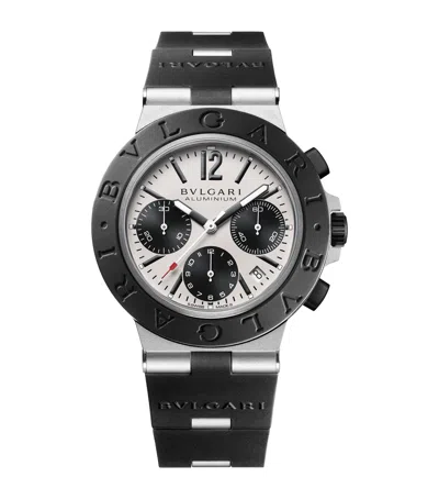 Bvlgari Aluminium And Titanium   Chronograph Watch In Grey