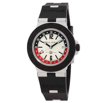 Pre-owned Bvlgari Aluminium Gmt Pepsi Automatic Men's Watch 103963