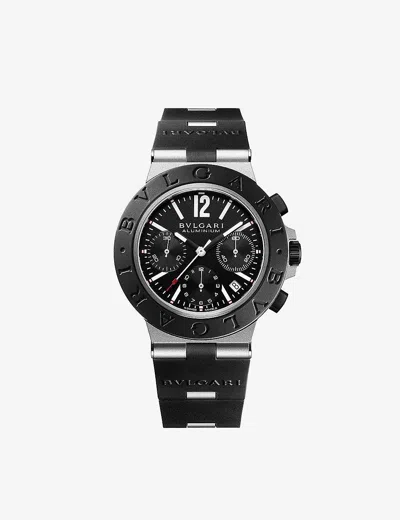 Bvlgari Aluminium Re00017 Aluminium And Titanium Automatic Watch In Black